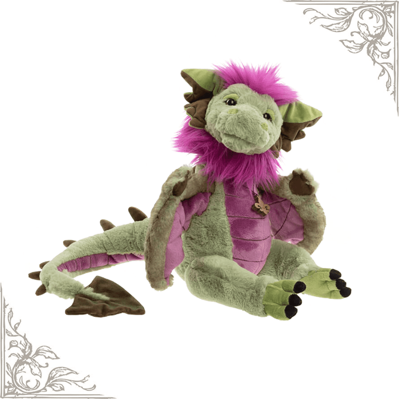 Charlie Bears Eglin wyvern plush soft toy 43cm front view