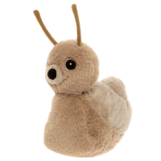 Charlie Bears Saffy Snail side view showing her soft swirled shell