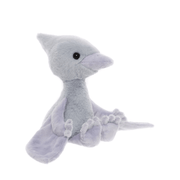Charlie Bears Wings Pterodactyl cloudy-grey plush dinosaur soft toy side view