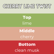 Cherry Lime Twist Segment Wax Melt - Something Different Gift Shop