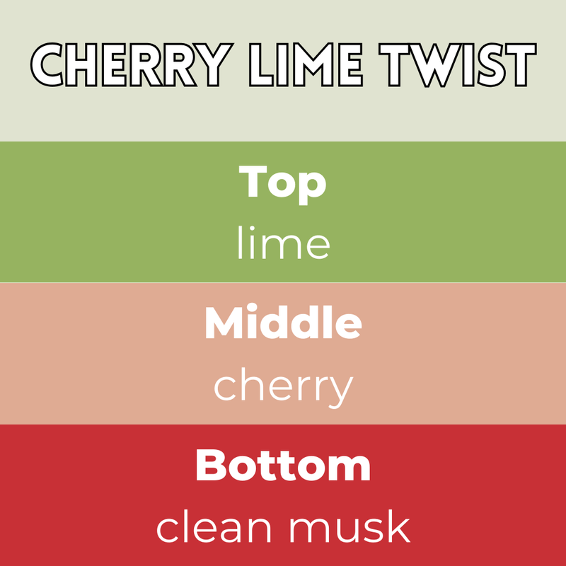 Cherry Lime Twist Segment Wax Melt - Something Different Gift Shop