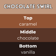 Chocolate Swirl Segment Wax Melt - Something Different Gift Shop