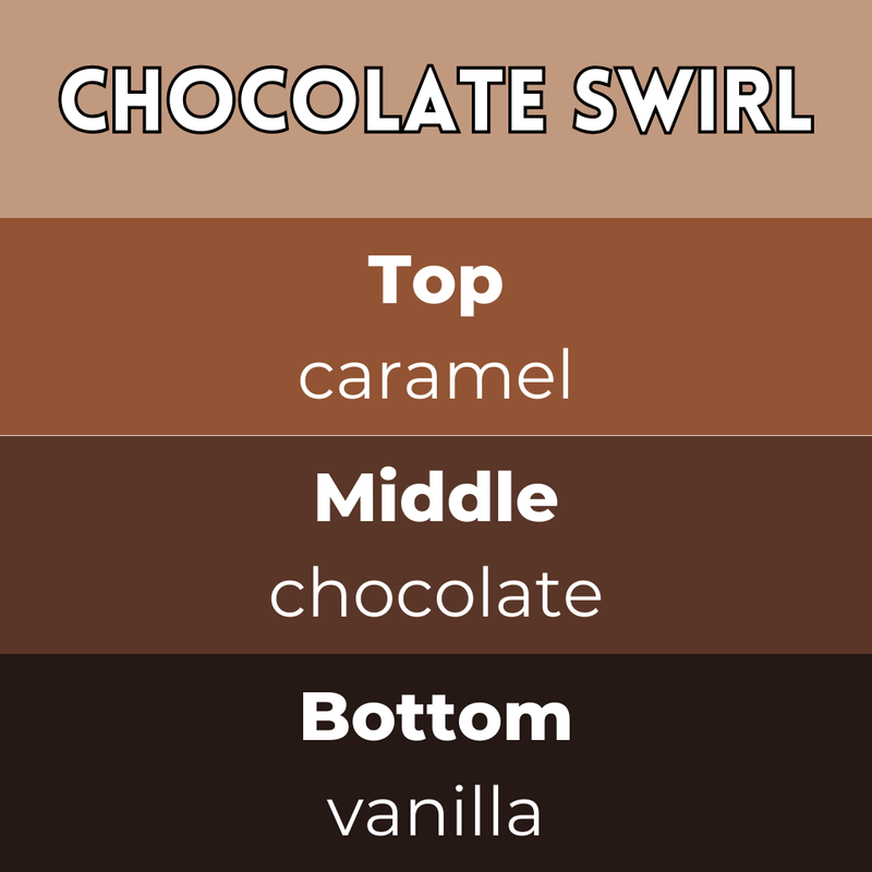 Chocolate Swirl Segment Wax Melt - Something Different Gift Shop