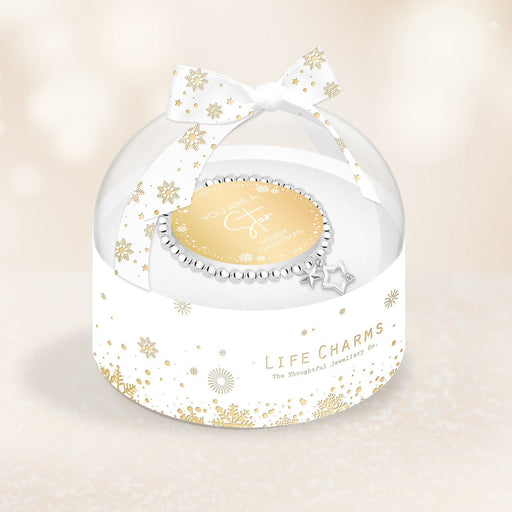 Christmas Bracelet In Bauble Box - You Are A Star - Something Different Gift Shop