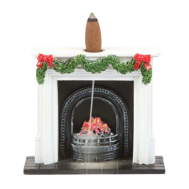 Christmas Fireplace Backflow Incense Burner - Something Different Gift Shop