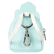 Back view of the Loungefly Cinderella mystery mini backpack keychain charm