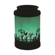 Cloudy Melter Butterfly electric wax melt burner with colour-changing LED light in green

