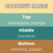 Coconut Sands Segment Wax Melt - Something Different Gift Shop