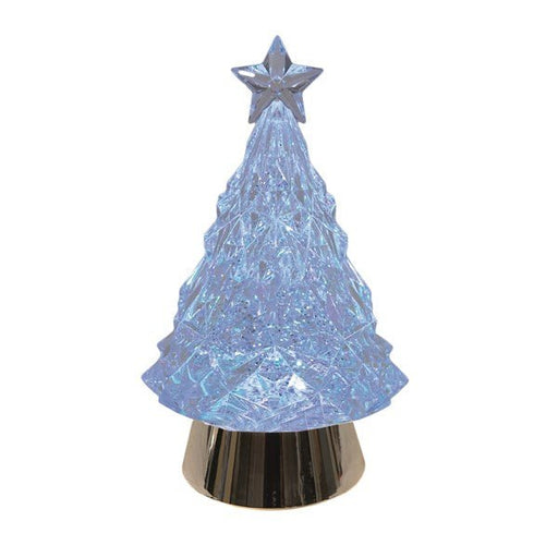 Colour Changing LED Christmas Tree Water Spinner
