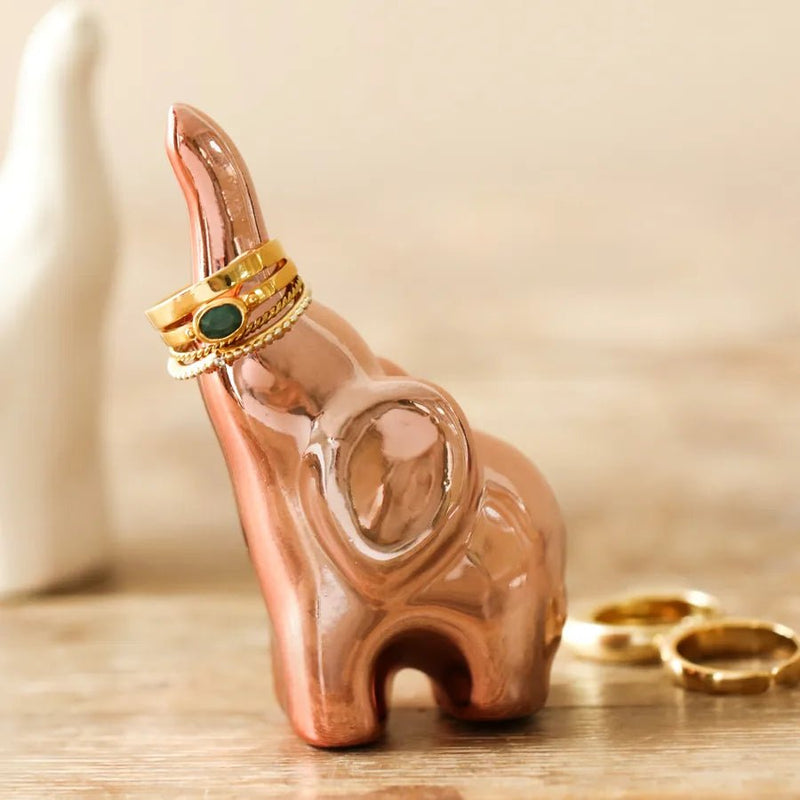 Lisa Angel Copper Elephant Ring Holder – Something Different Gift Shop