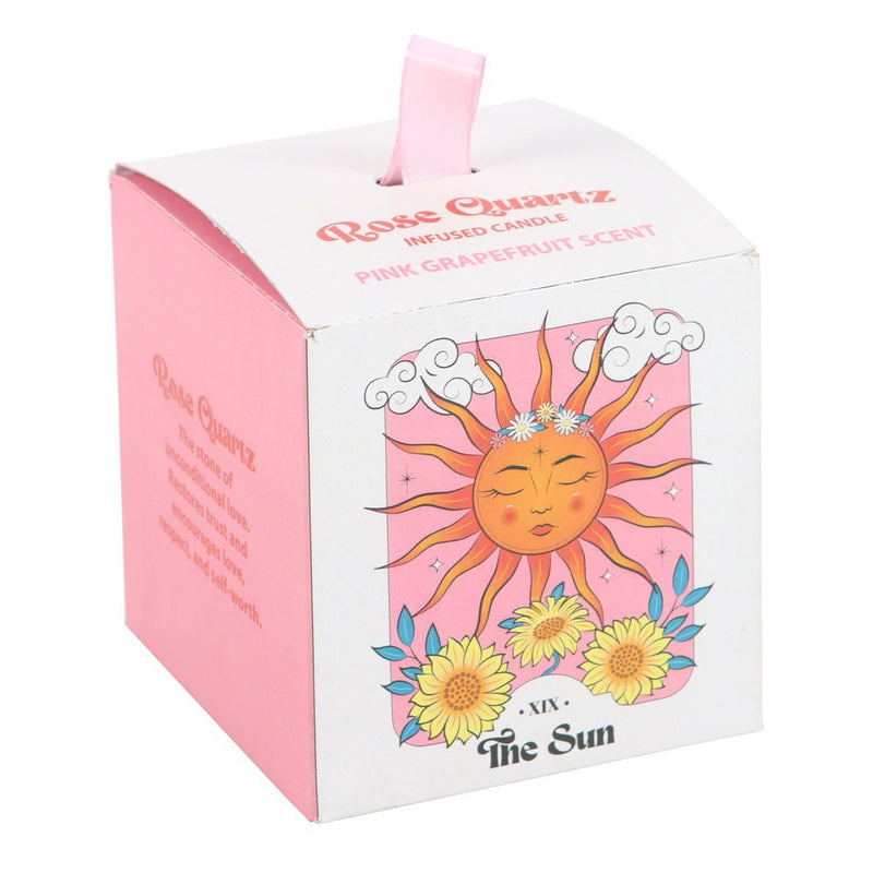 Crystal Chip Candle - The Sun - Something Different Gift Shop