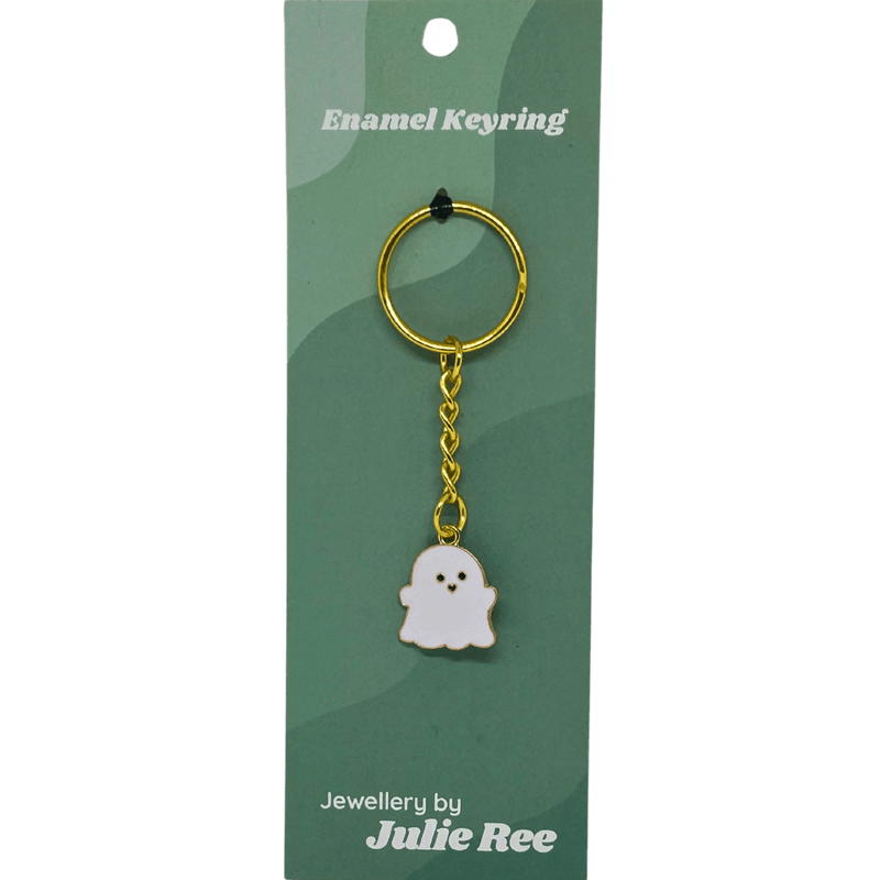Cute Ghost Keyring – Jewellery By Julie Ree - Something Different Gift Shop