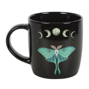 Dark Forest Luna Moth Ceramic Mug - Something Different Gift Shop