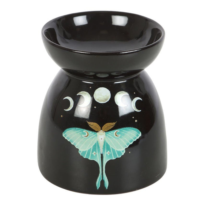 Dark Forest Oil Burner - Luna Moth - Something Different Gift Shop