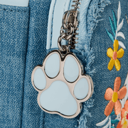 Disney Dogs & Cats Floral Faux Denim Fringe Mini Backpack - Something Different Gift Shop