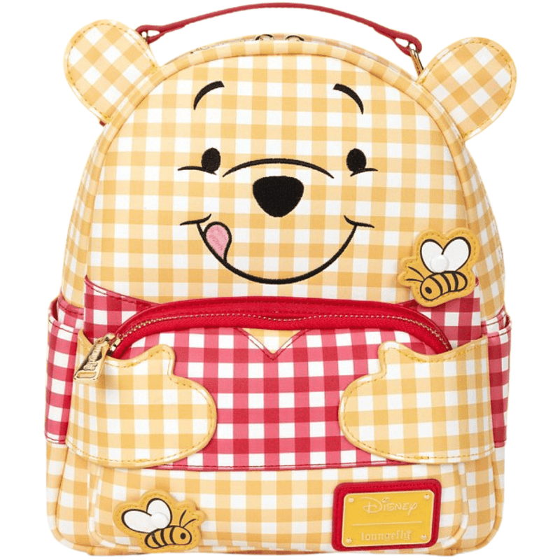 Disney Winnie The Pooh Classic Gingham Mini Backpack - Something Different Gift Shop