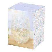 Ditsy Floral Print Stemless Glass - Something Different Gift Shop