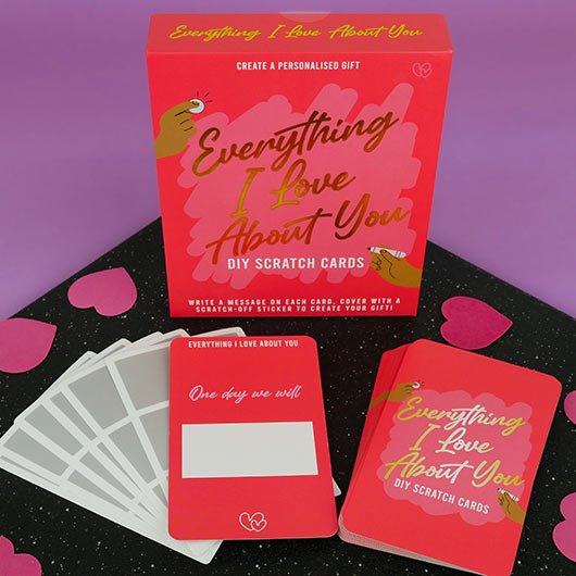 Gift Republic DIY Love Scratch Cards set