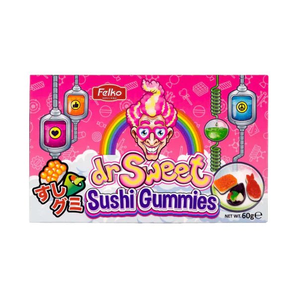 Dr Sweet Sushi Gummies Theatre Box 60g - Something Different Gift Shop