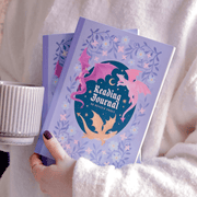 Hopscotch Dragon Reading Journal held by a reader