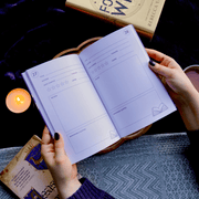 Guided book review pages inside the Dragon Reading Journal