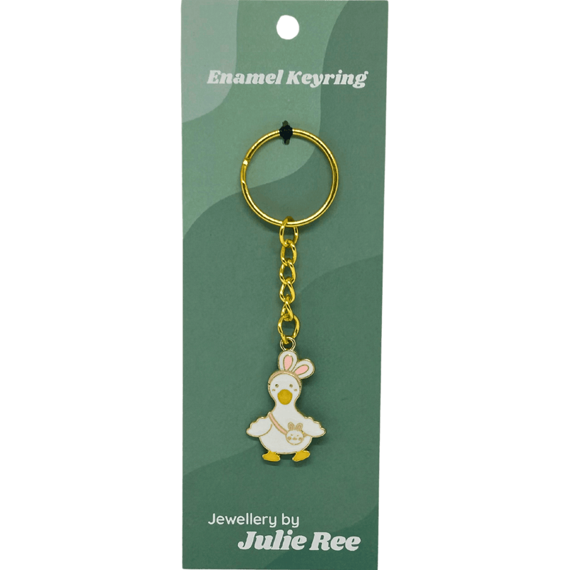 Easter Duck Keyring – Jewellery By Julie Ree - Something Different Gift Shop