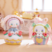 Side-by-side view of “Birthday Cake” & “Gifts for You” cupcake-style figures
