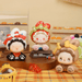 EMMA Bunny Collector Debut Series figures including mushroom, rice ball and mocha-inspired bunny designs
