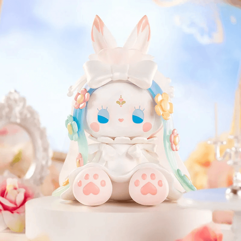 EMMA Secret Forest Beloved Series Flower figure with floral headpiece and rabbit ears