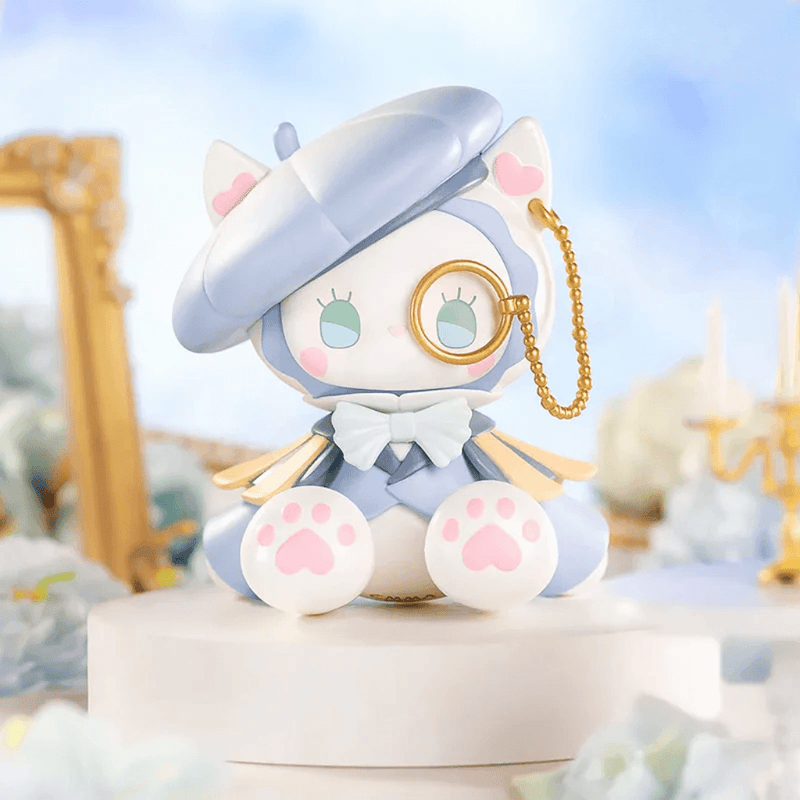 EMMA Secret Forest Beloved Series Wind figure with blue beret and monocle