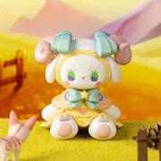 EMMA Secret Forest Garden Party Series 2 Sandwich figure with pastel yellow outfit and curled horns