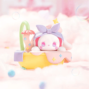 Hidden Bubble Magic figure relaxing in pastel bubble bath with starry towels – Emma blind box
