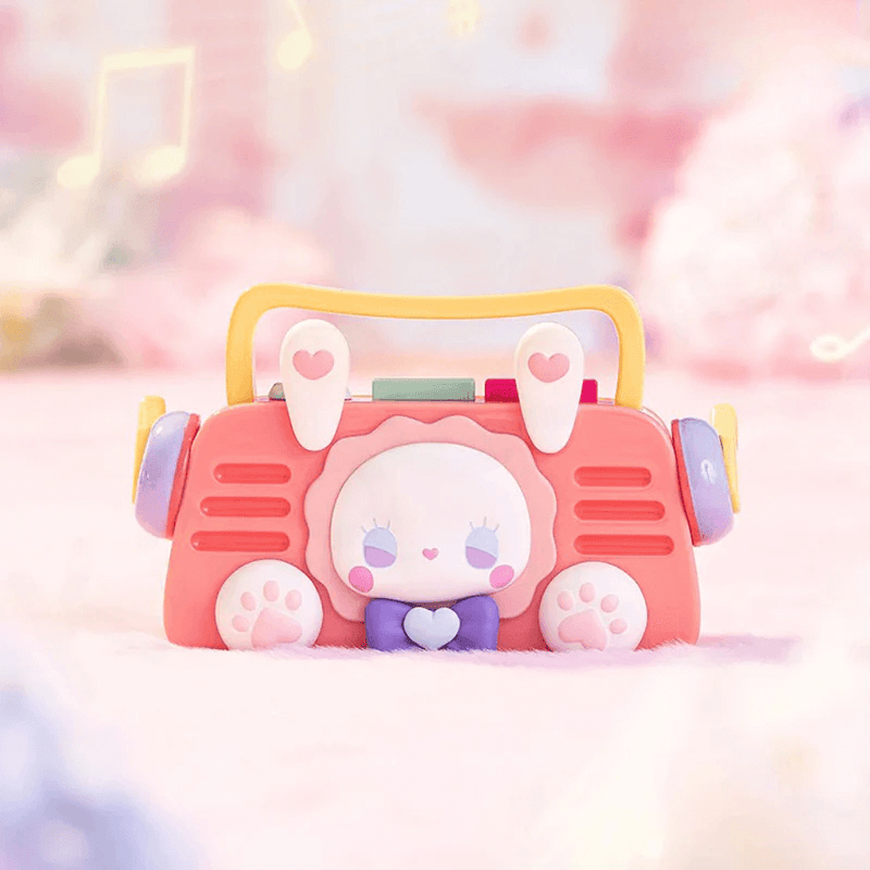 Soul Sound boombox figure with bunny ears and pastel buttons – Emma Secret Forest blind box
