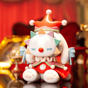 Rigoletto figure wearing pastel jester cap – Emma Secret Forest blind box collectable
