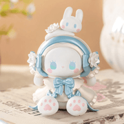 EMMA Secret Forest Perfume Discovery Series Jasmine figure in white and blue outfit with bunny detail