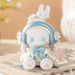 EMMA Secret Forest Perfume Discovery Series Jasmine figure in white and blue outfit with bunny detail