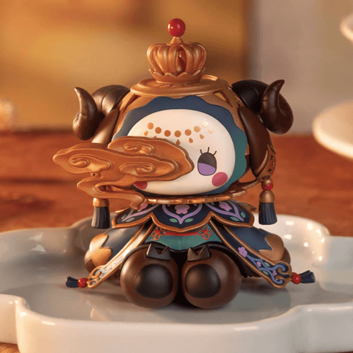 EMMA Secret Forest Perfume Discovery Series Sandalwood figure with crown and decorative cloud detail