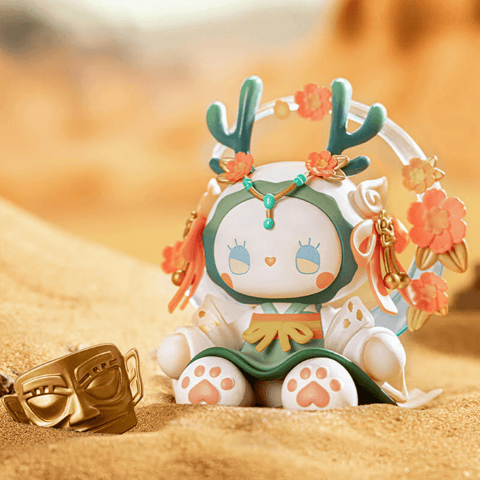 Emma Secret Forest River of Time Gu Shu collectible figure with antlers and floral details