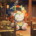 Emma Secret Forest River of Time Gu Shu collectible figure in an illuminated pavilion scene