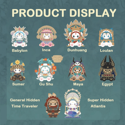 Emma Secret Forest River of Time Series product display showing all regular and hidden designs