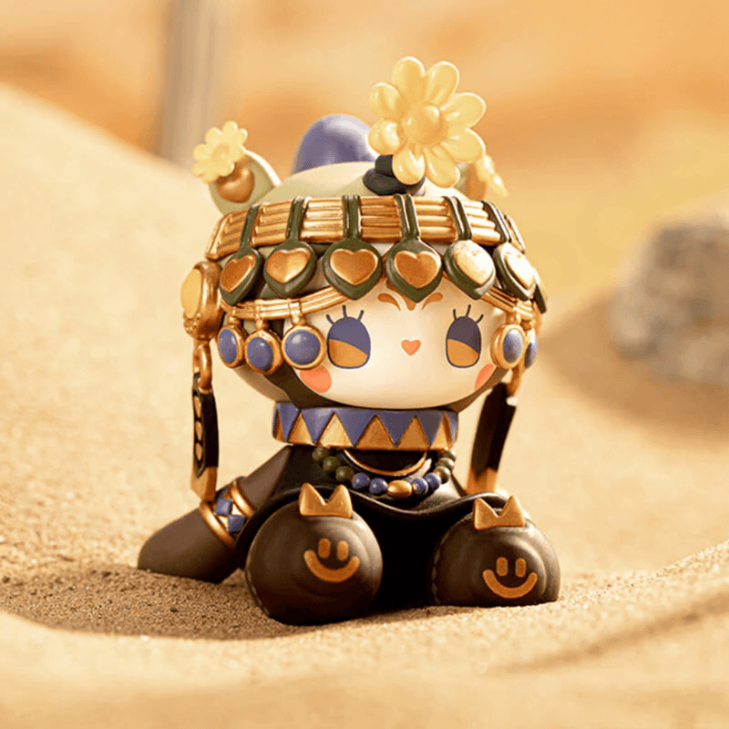 Emma Secret Forest River of Time Sumer collectible figure with ornate black and gold headdress