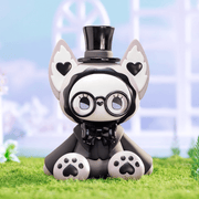 Emma Secret Forest Wedding Series – Wolf Bridegroom figure in black tuxedo, glasses and top-hat
