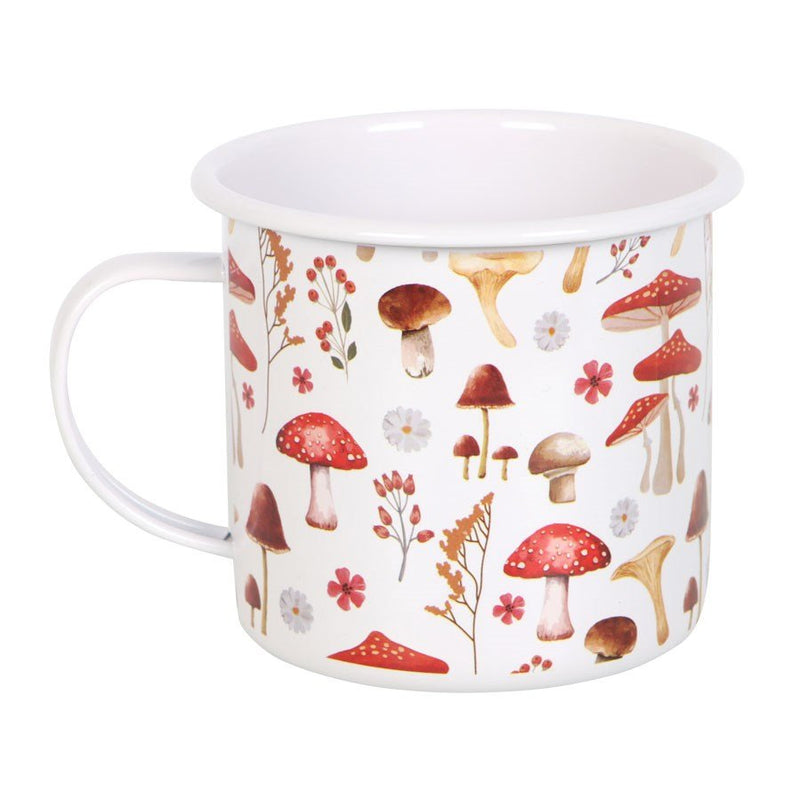 Enamel Mug - Enchanted Forest Mushroom - Something Different Gift Shop