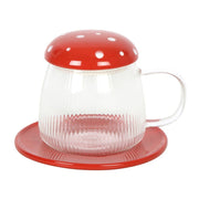 Enchanted Forest Mushroom Mug & Saucer - Something Different Gift Shop