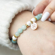 Essential Oil Gemstone Bracelet Kit - Amazonite - Something Different Gift Shop