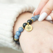 Essential Oil Gemstone Bracelet Kit - Blue Lace Agate - Something Different Gift Shop