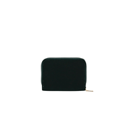 Plain forest-green velvet back of Fable England Hedgehog Small Purse