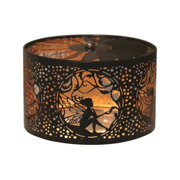 Fairy Spinning Carousel Candle Shade – Black - Something Different Gift Shop