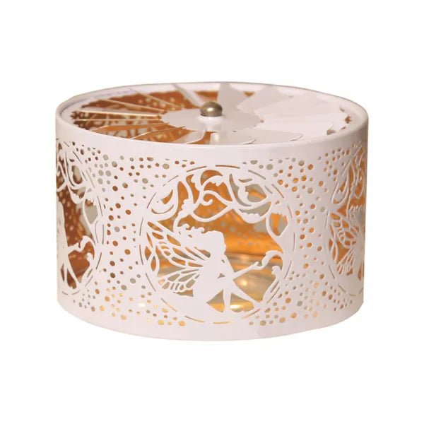 Fairy Spinning Carousel Candle Shade – White - Something Different Gift Shop