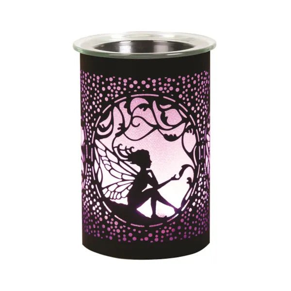 Fairy Wax Melt Burner with On/Off Switch – Black - Something Different Gift Shop